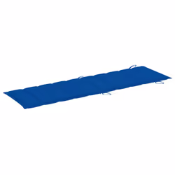 VidaXL 3077386 chaise d'extérieur Linge Siège rembourré Bois d'acacia Bleu - Vue supplémentaire 8