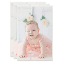 vidaXL Collage de cadres photo 3 pcs de table Argenté 13x18 cm MDF - TU