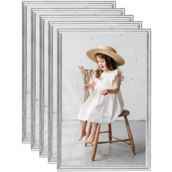 Vidaxl - Collage de cadres photo 5 pcs de mur Argenté 70x90 cm mdf