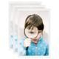 vidaXL Collage de cadres photo 3 pcs de table Blanc 21x29,7 cm MDF - TU
