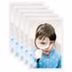 vidaXL Collage de cadres photo 5 pcs de table Blanc 21x29,7 cm MDF - TU