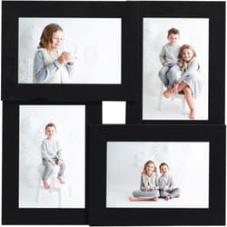 Vidaxl - Collage de cadres photo pour photo de 4x (13x18 cm) Noir mdf