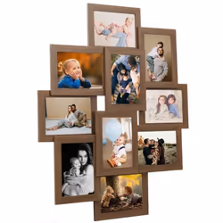 Affichez les moments les plus précieux dans vos photos avec ce cadre photo de collage. Vos souvenirs sont affichés avec style ...