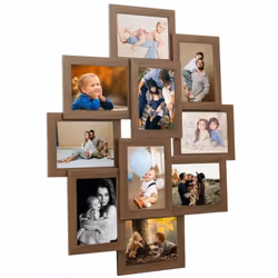 Affichez les moments les plus précieux dans vos photos avec ce cadre photo de collage. Vos souvenirs sont affichés avec style ...