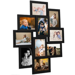 Vidaxl - Collage de cadres photo pour photo de 10x(10x15 cm) Noir mdf