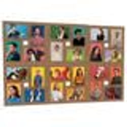 vidaXL Collage de cadres photo de photo 24x(10x15 cm) Marron clair MDF - TU