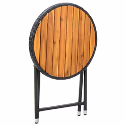 VidaXL 316509 table de jardin Noir - Vue supplémentaire 4