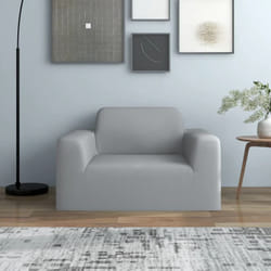 Vidaxl - Housse extensible de canapé Gris Jersey de polyester