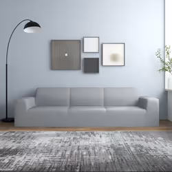 Cette housse extensible de canapé est conçue pour protéger votre canapé des taches, des déversements, des poils d'animaux de  ...