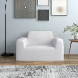 Vidaxl - Housse extensible de canapé Blanc Jersey de polyester