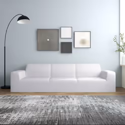 Cette housse extensible de canapé est conçue pour protéger votre canapé des taches, des déversements, des poils d'animaux de  ...