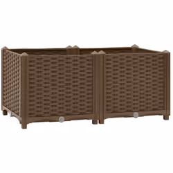 Ce lit surélevé sera un excellent choix pour les amateurs de bricolage pour décorer leurs jardins, balcons ou patios. Cette j ...