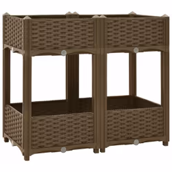 Ce lit surélevé sera un excellent choix pour les amateurs de bricolage pour décorer leurs jardins, balcons ou patios. Cette j ...