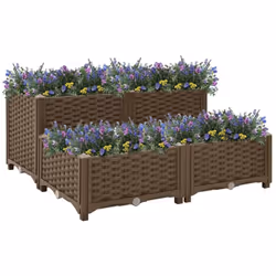 Ce lit surélevé sera un excellent choix pour les amateurs de bricolage pour décorer leurs jardins, balcons ou patios. Cette j ...
