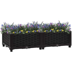 vidaXL Lit surélevé 80x40x23 cm Polypropylène - TU