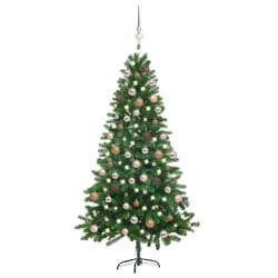 vidaXL Arbre de Noël pré-éclairé - 150 cm - Vert