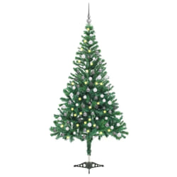 vidaXL Arbre de Noël artificiel pré-éclairé 120 cm