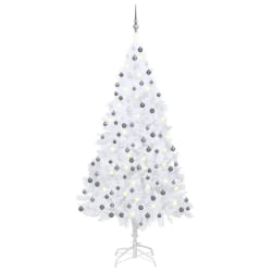 vidaXL Arbre de Noël 210 cm - Blanc