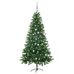 vidaXL Arbre de Noël pré-éclairé LED 180 cm