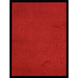 vidaXL Paillasson Rouge 60x80 cm - TU