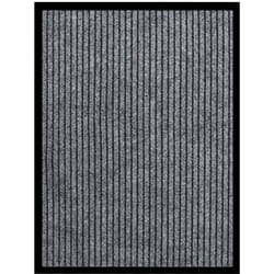 Paillasson rayé Gris 60x80 cm vidaXL