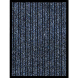vidaXL Paillasson rayé Bleu 40x60 cm