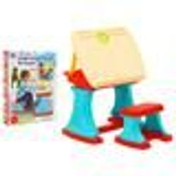 vidaXL Bureau et chevalet d'apprentissage réglable pour enfants