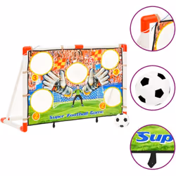 Cet ensemble de buts de football pour enfants est parfait pour les jeunes joueurs de football qui commencent tout juste à app ...