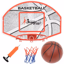 Pratiquez des tirs au panier ou défiez vos amis à un jeu avec cet ensemble de panneau de basket mural ! Large utilisation : c ...