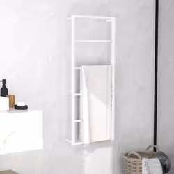 Description générale Ce porte-serviette est un supplément pratique et décoratif pour votre salle de bain. Fabriqué en acier r ...