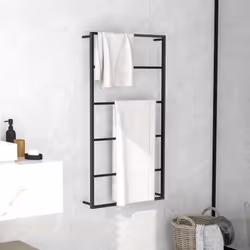 Ce porte-serviette est un supplément pratique ainsi que décoratif à votre salle de bain. Le porte-serviette est fabriqué en a ...