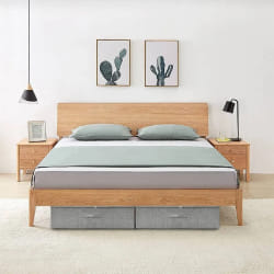vidaXL Boîte de rangement Tissu 70x40x18 cm Gris
