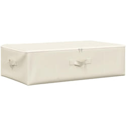Vidaxl - Boîte de rangement Tissu 70x40x18 cm Crème