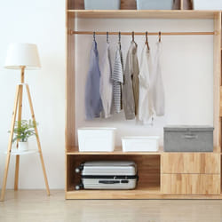 Boîte de rangement Tissu 50x30x25 cm Gris Vidaxl