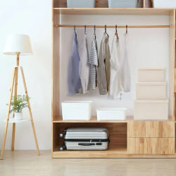 vidaXL Boîtes de rangement empilables 3 pcs Tissu Crème - TU