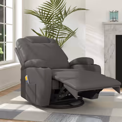 VidaXL 335850 Fauteuil massant électrique Anthracite - Vue supplémentaire 8