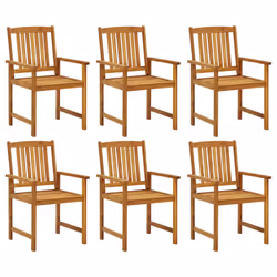 VidaXL 3078153 chaise d'extérieur Terrace Siège rembourré Bois d'acacia Crème - Vue supplémentaire 3