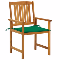 VidaXL 3078156 chaise d'extérieur Terrace Siège rembourré Bois d'acacia Vert - Vue supplémentaire 2