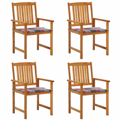 VidaXL 3078179, Terrace, Siège rembourré, Bois d'acacia, Polyester, 610 mm, 570 mm