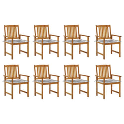 VidaXL 3078180 chaise d'extérieur Terrace Siège rembourré Bois d'acacia