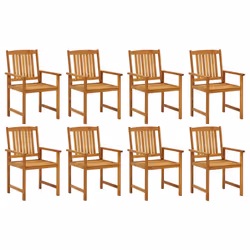 VidaXL 3078202 chaise d'extérieur Terrace Siège rembourré Bois d'acacia Rouge - Vue supplémentaire 3