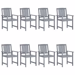 VidaXL 3078206, Terrace, Bois d'acacia, Gris, 570 mm, 610 mm, 920 mm