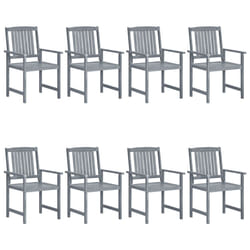 VidaXL 3078206 chaise d'extérieur Terrace Bois d'acacia Gris