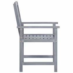 VidaXL 3078206 chaise d'extérieur Terrace Bois d'acacia Gris - Vue supplémentaire 4