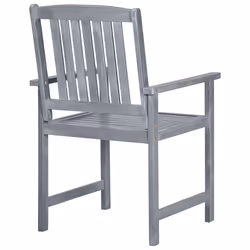 VidaXL 3078206 chaise d'extérieur Terrace Bois d'acacia Gris - Vue supplémentaire 5