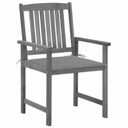 VidaXL 3078223 chaise d'extérieur Terrace Siège rembourré Bois d'acacia Gris