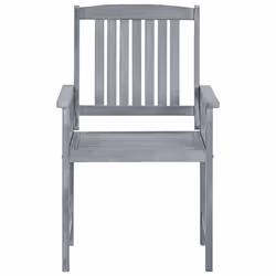 VidaXL 3078226 chaise d'extérieur Terrace Siège rembourré Bois d'acacia Bleu - Vue supplémentaire 5