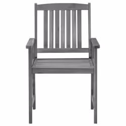 VidaXL 3078227 chaise d'extérieur Terrace Siège rembourré Bois d'acacia Vert - Vue supplémentaire 5