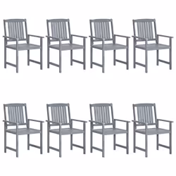 VidaXL 3078235 chaise d'extérieur Terrace Siège rembourré Bois d'acacia