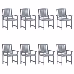 VidaXL 3078236, Terrace, Siège rembourré, Bois d'acacia, Polyester, 610 mm, 570 mm